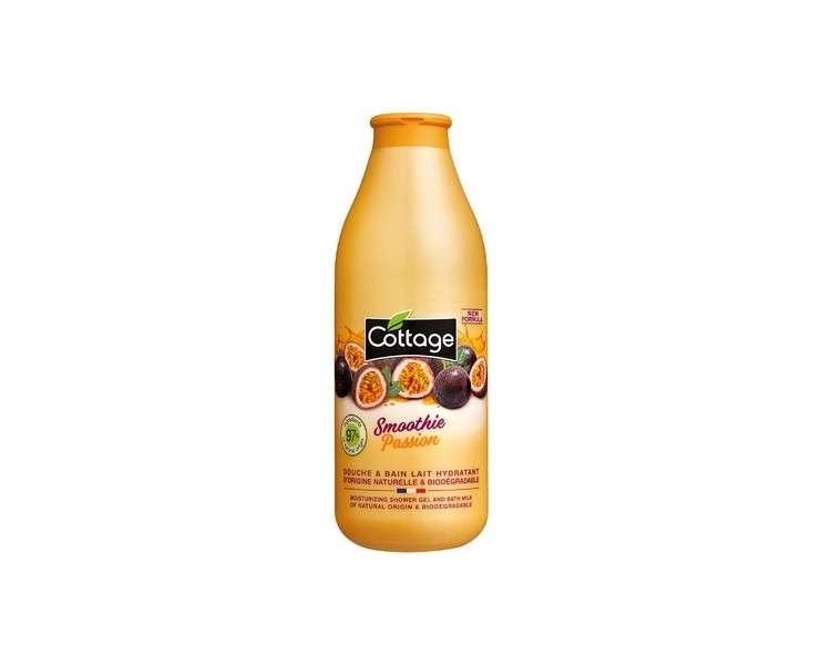 Cottage Shower Gel and Moisturizing Milk Smoothie Passion 97% Natural Ingredients 750ml Lavender