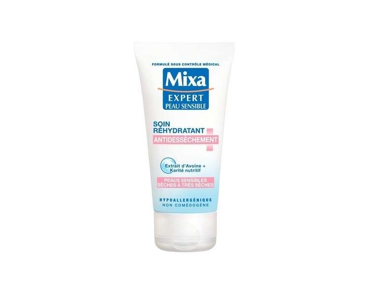 Mixa Expert Sensitive Skin Moisturizer with Oat Extract and Shea Butter 50ml