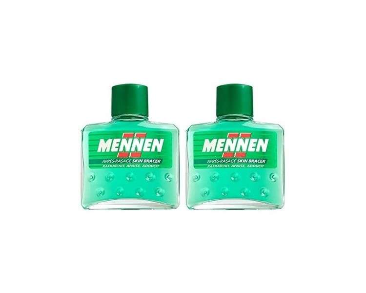 Mennen Skin Bracer Aftershave Lotion for Men 125ml - Pack of 2