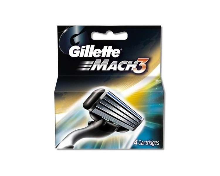 Gillette M3 Gillette Mach 3 Blades - Pack of 4