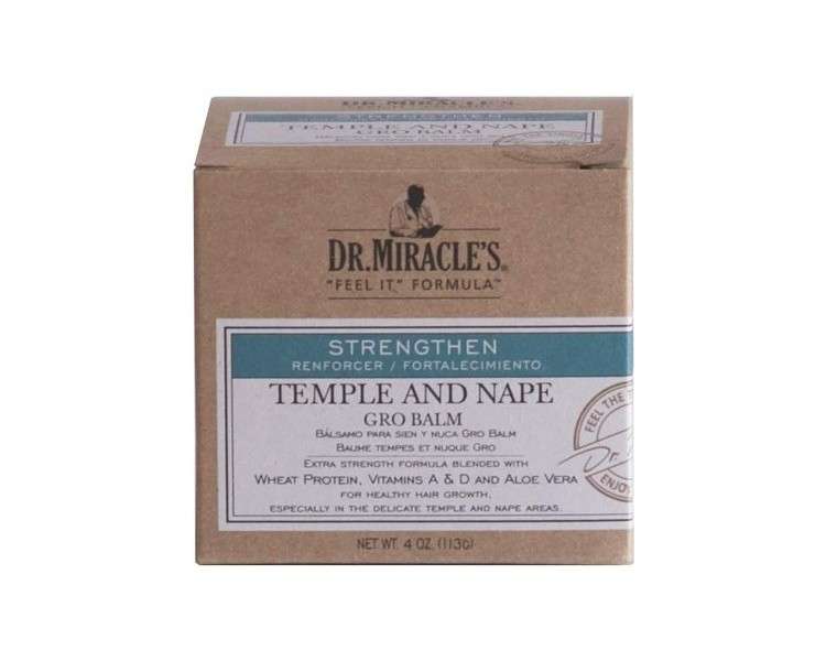 Dr. Miracles Temple and Nape Gro Balm 4oz Treatment for Unisex