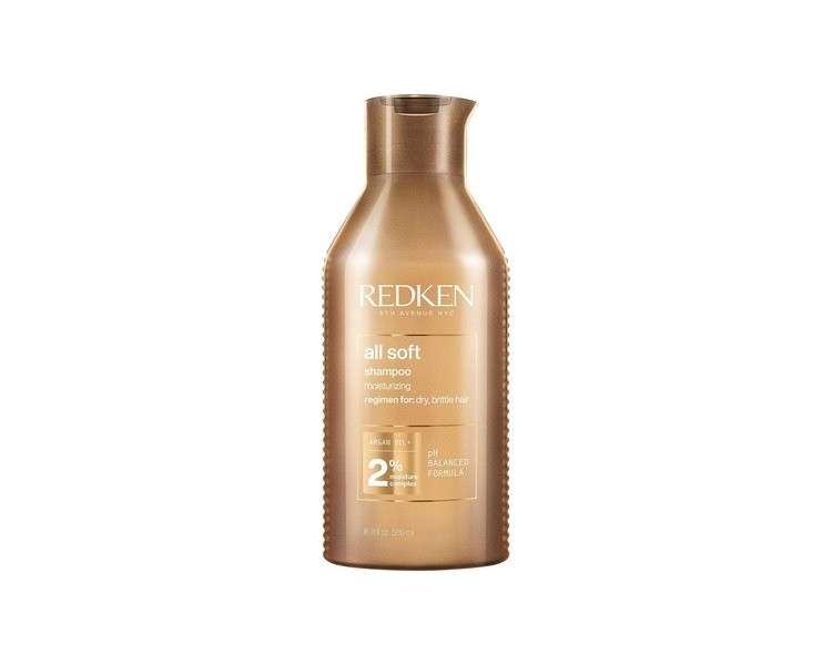 Redken All Soft Shampoo with Omega-6 and Argan Oil 500ml