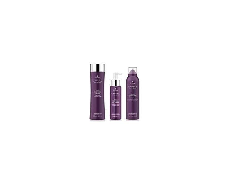 Alterna Caviar Anti-Aging Clinical Densifying Shampoo Mousse Scalp Treatment Regimen Starter Set Thickens Boosts Thinning Hair Sulfate Free