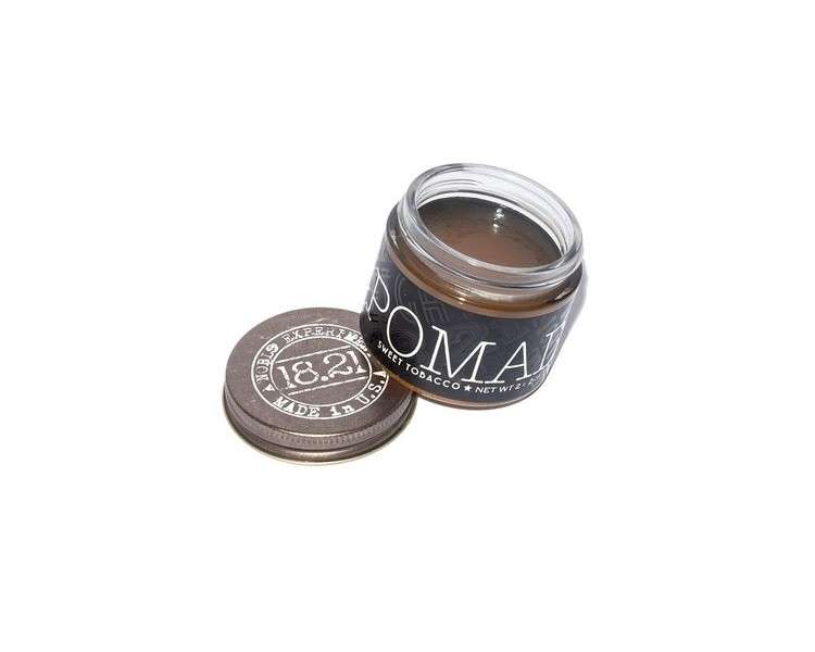 18.21 Man Made Pomade Medium Hold Water-Based Hair Pomade with Light Shine and Sweet Tobacco Scent 59ml