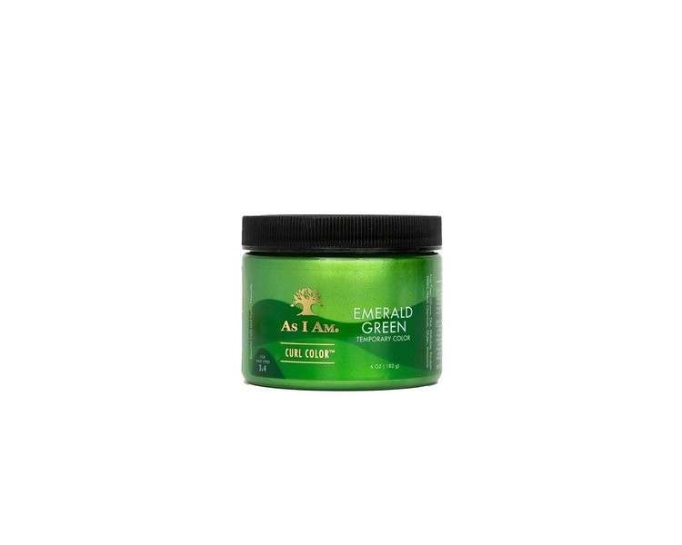 As I Am Curl Color Temporary Hair Dye Emerald Green 182g