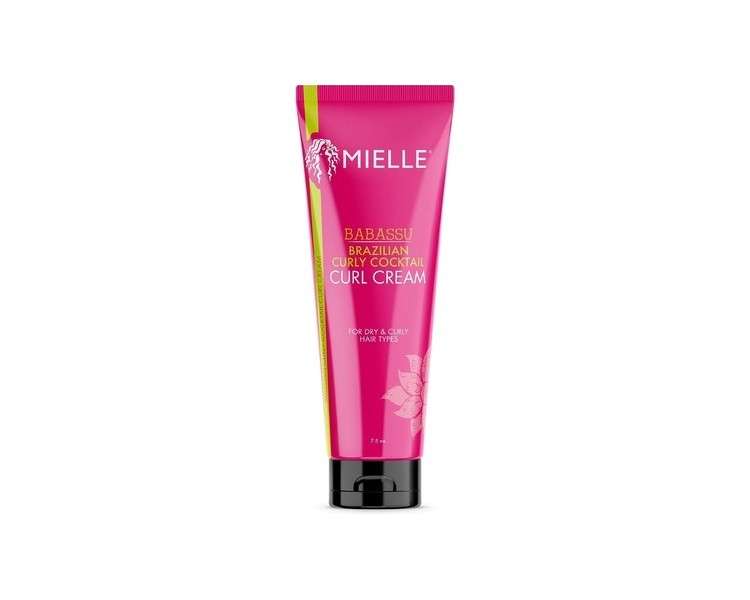 Mielle Organics Brazilian Curly Cocktail Curl Cream with Babassu Oil 7.5oz Ivory