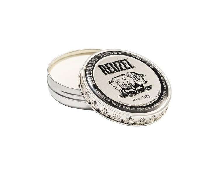 Reuzel Concrete Hold Piglet Matte Pomade Strong Hold No Shine Water Soluble 113g