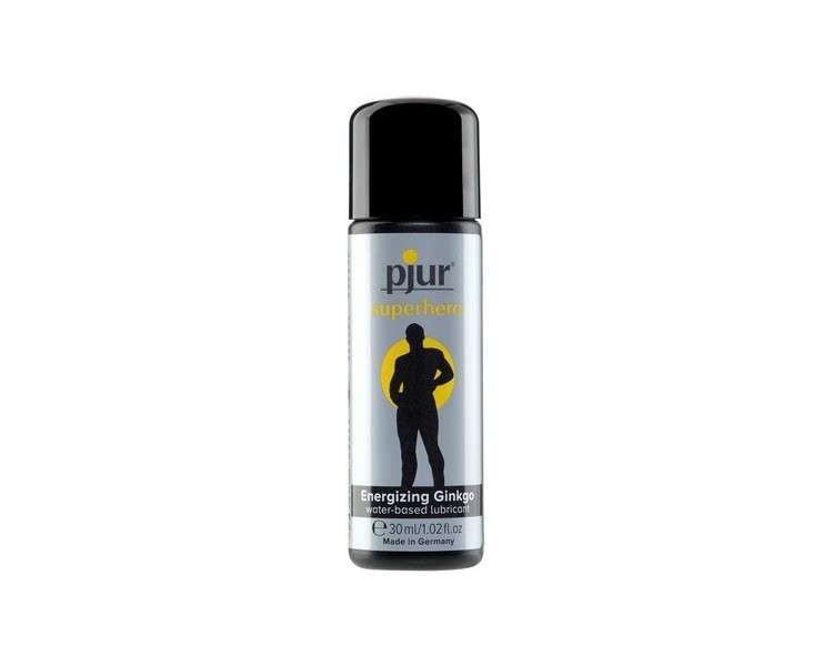 pjur superhero Energizing Glide Water-Based Lubricant with Ginkgo 30ml