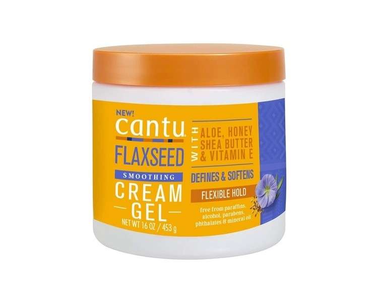 Cantu Flaxseed Cream Gel 16 Ounce Jar