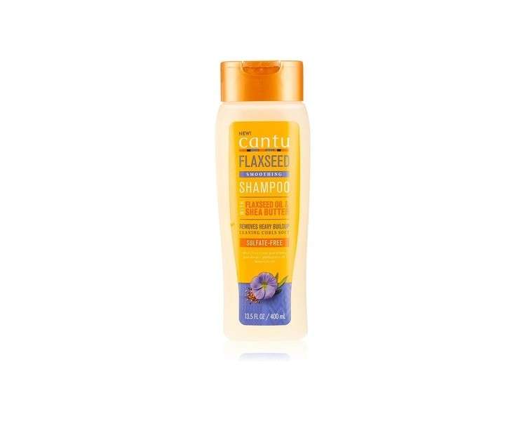 Cantu Flaxseed Smoothing Shampoo with Flaxseed Oil and Shea Butter 13.5oz 399.2ml