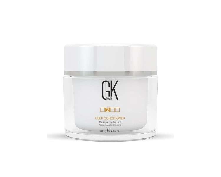 GK HAIR Global Keratin Deep Conditioner Mask Intensely Moisturising Repair Treatment for Dry Damaged Color-Treated and Frizzy Hair 7.05 Fl Oz 200g