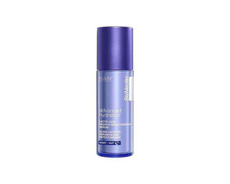 Strivectin Advanced Hydration Lactic Acid Nightly Retexturizing Serum 1oz