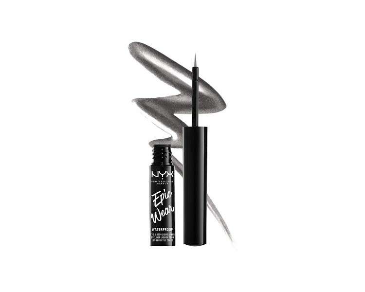 NYX Professional Makeup Epic Wear Waterproof Metallic Liquid Liner Gun Metal