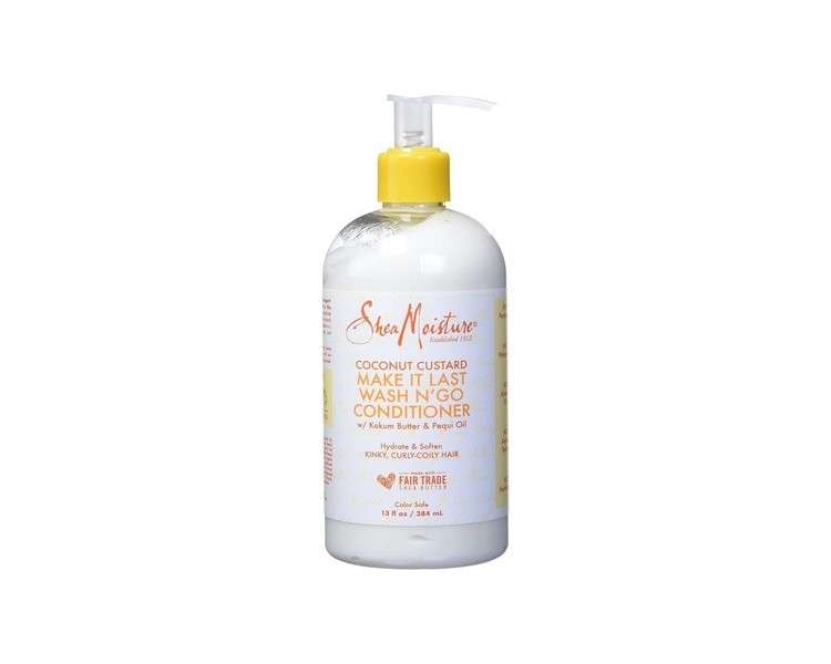 Shea Moisture Coconut Custard Wash n'Go Conditioner 13oz/384ml