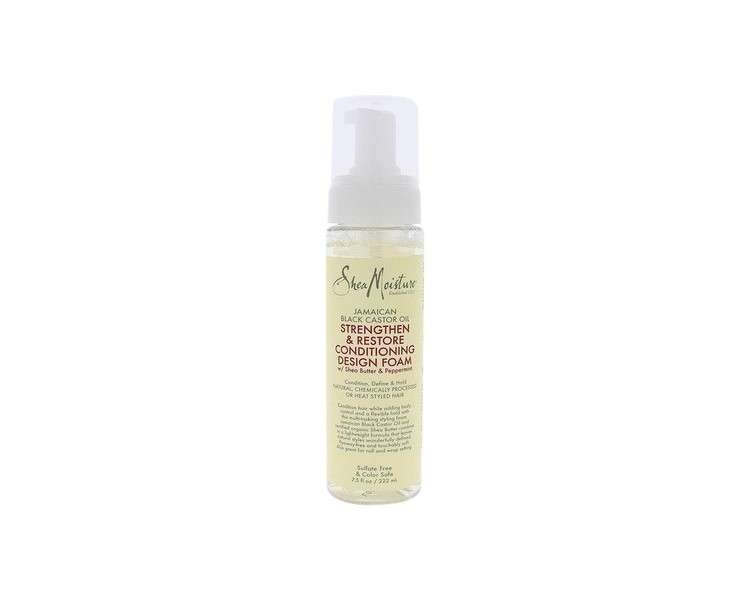 Shea Moisture Jamaican Black Castor Oil Strengthen and Restore Conditioning Design Foam 222ml