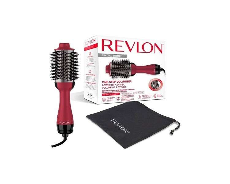 Revlon Salon One-Step Hair Dryer and Volumizer Titanium 2-in-1 Styling Tool for Mid to Long Hair