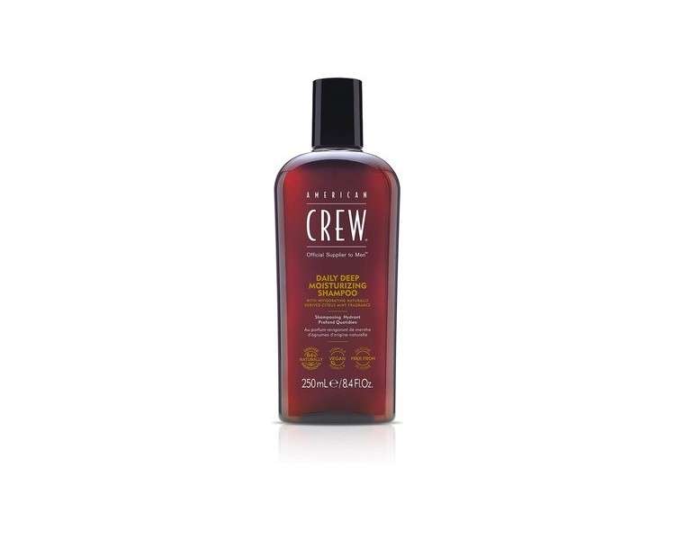 American Crew Daily Deep Moisture Shampoo 250ml for Men Citrus & Mint Scent