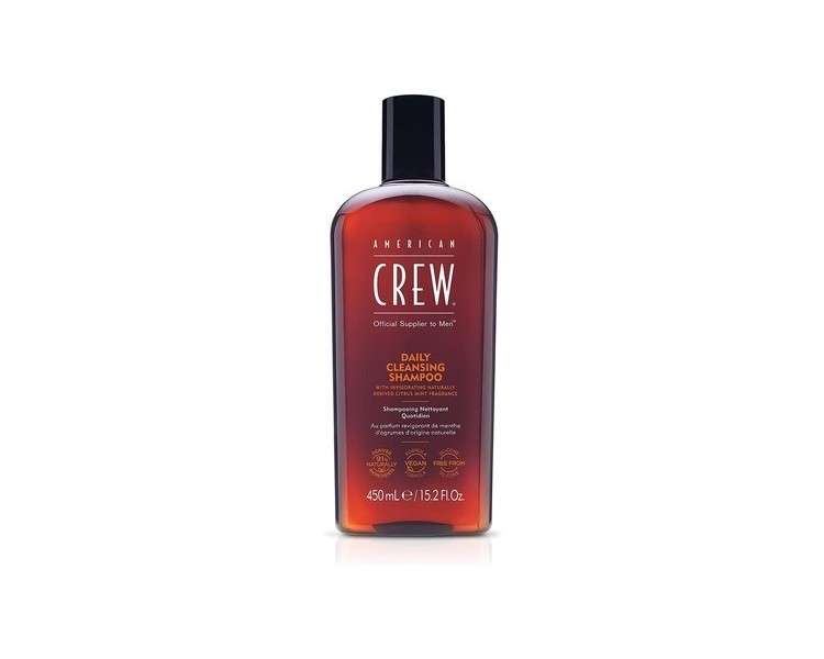 American Crew Daily Cleansing Shampoo Vegan and Silicone Free 450ml