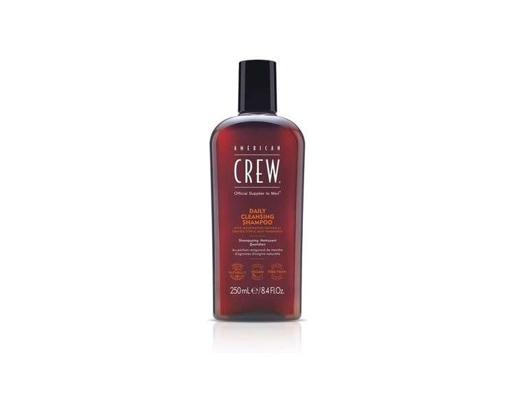 American Crew Daily Cleansing Shampoo Vegan and Silicone Free 250ml
