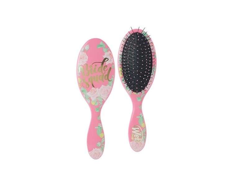 Wet Brush Bridal Original Detangler Hair Brush Bride Squad Color with Soft Bristles