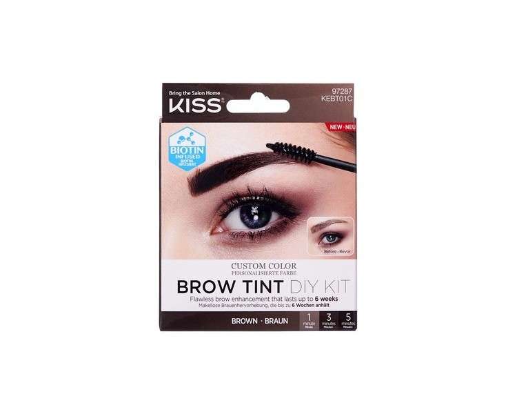 Kiss Brow Tint Kit Brown