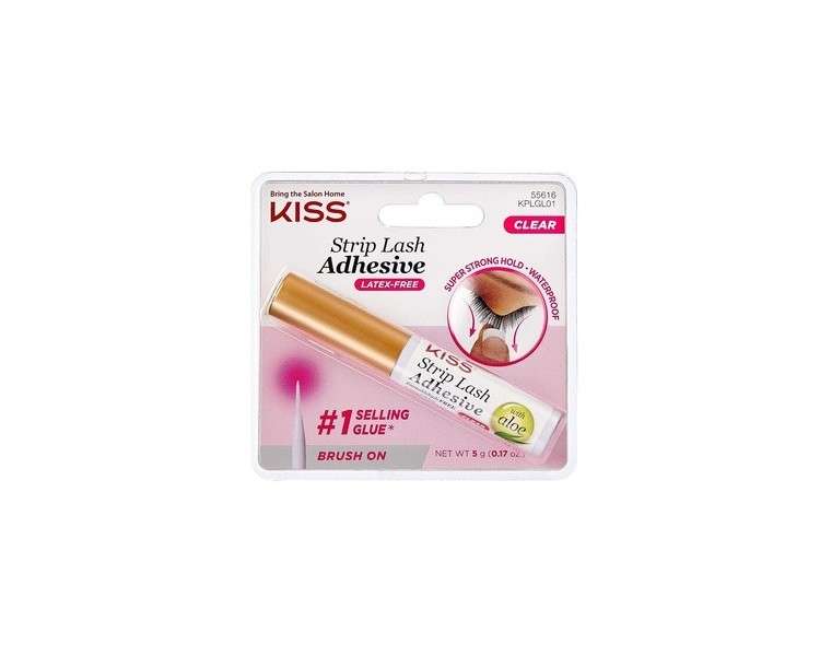 KISS Strip Lash Adhesive with Aloe Clear