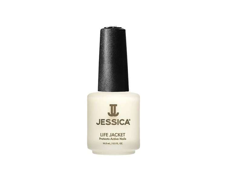 JESSICA Life Jacket Nail Polish Base Coat for Active Nails 14.8ml