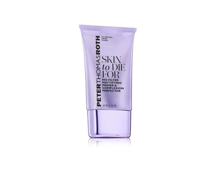 Peter Thomas Roth Skin To Die For No Filter Mattifying Primer and Perfector Earplug 4cm Black