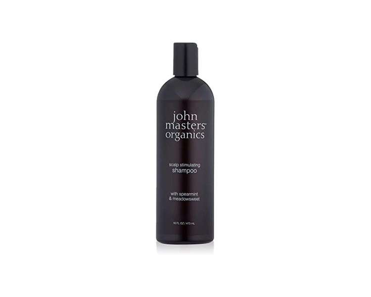 JMO Scalp Shampoo for Men and Women with Organic Spearmint Leaf, Meadowsweet Extract and Eucalyptus Oil 473 Milliliters