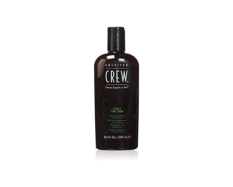 American Crew 3-in-1 Tea Tree Shampoo Conditioner Body 250ml