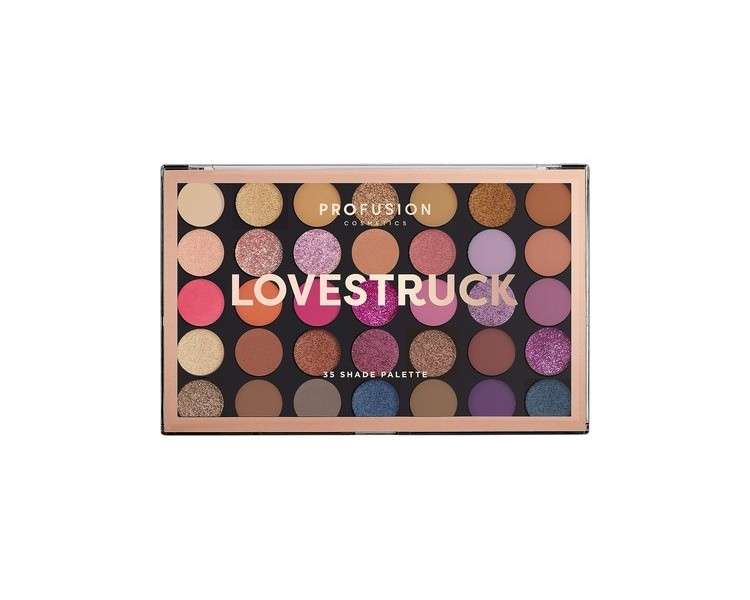 Profusion Cosmetics Lovestruck 35 Shade Master Eyeshadow Palette Multicolor