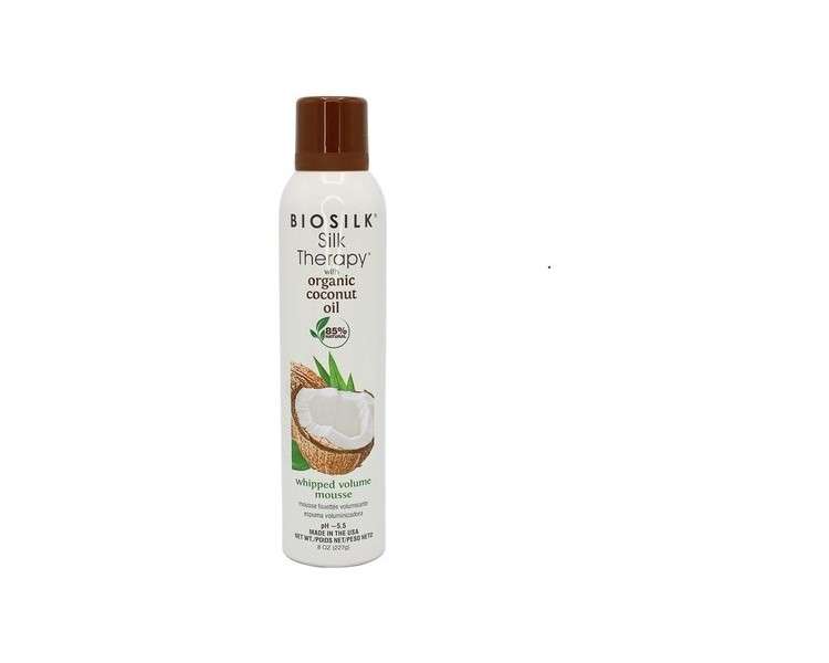 Biosilk Silk Therapy Coconut Oil Whipped Volume Mousse 227g