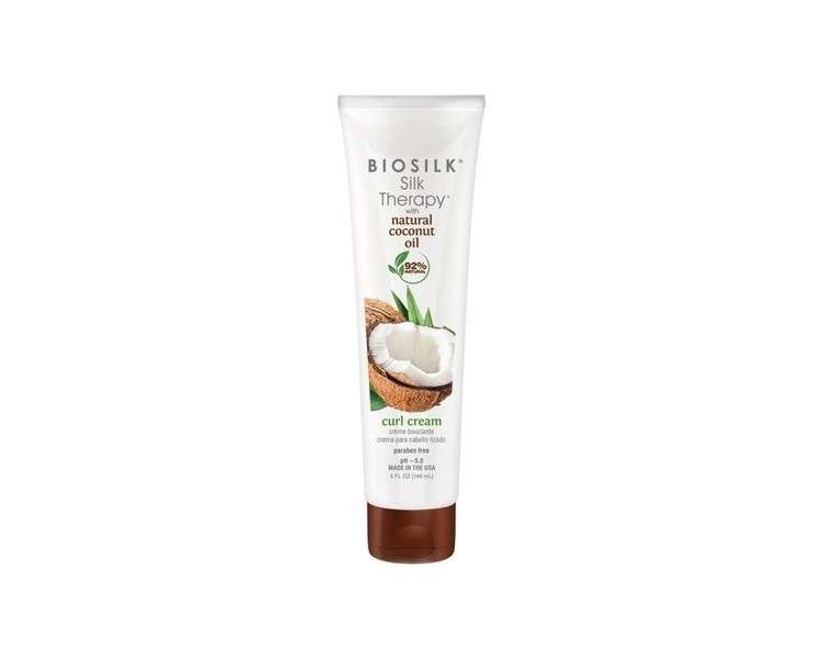 BIOSILK Silk Therapy with Natural Coconut Oil Curl Cream 148ml