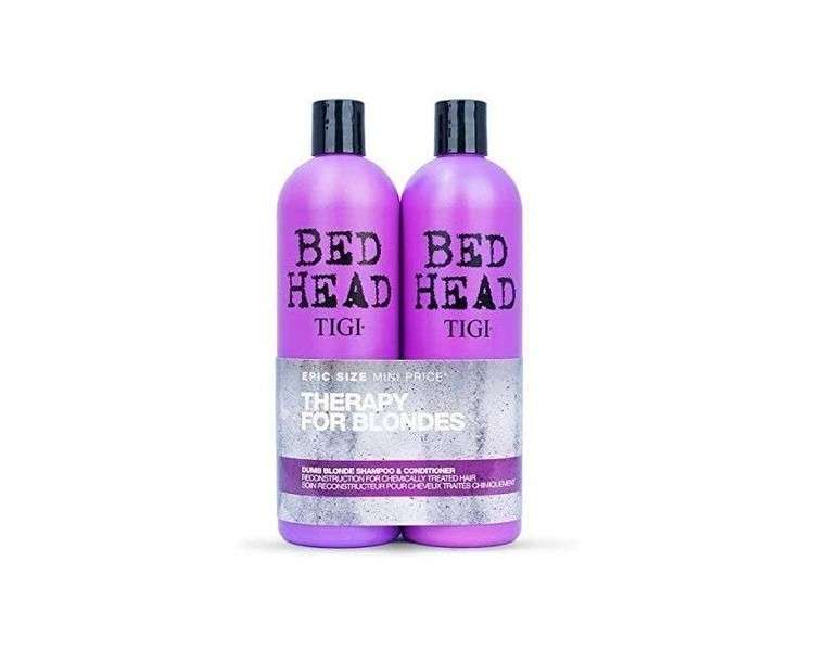TIGI Bed Head Dumb Blonde Shampoo and Conditioner 750ml