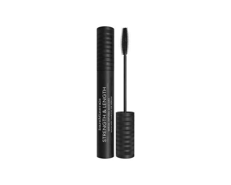 bareMinerals Strength and Length Serum-Infused Mascara for Women 0.27oz Black