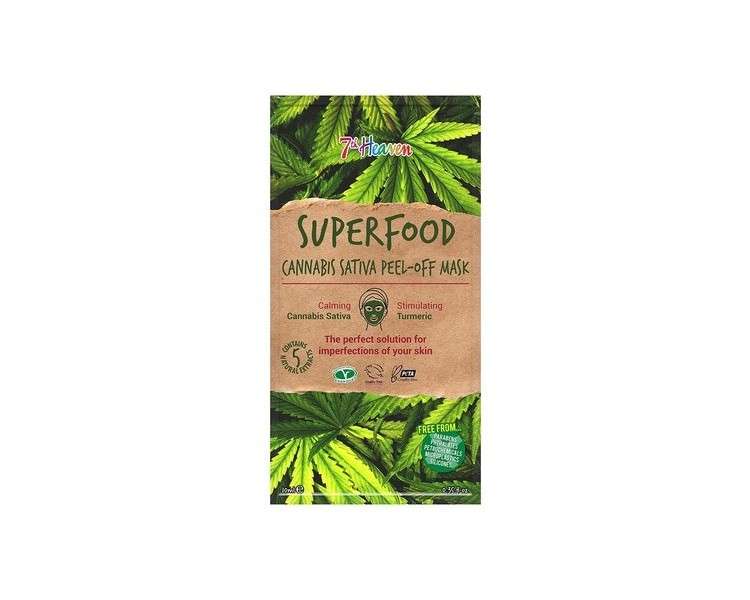 7th Heaven Superfood Cannabis Sativa Peel-Off Mask