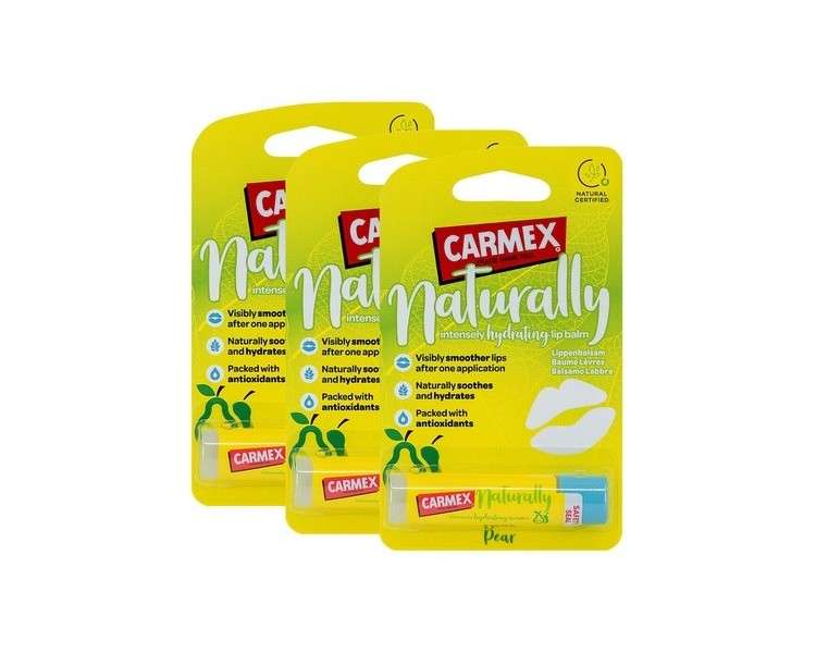 Carmex Naturally Pear Lip Balm – 4.25g