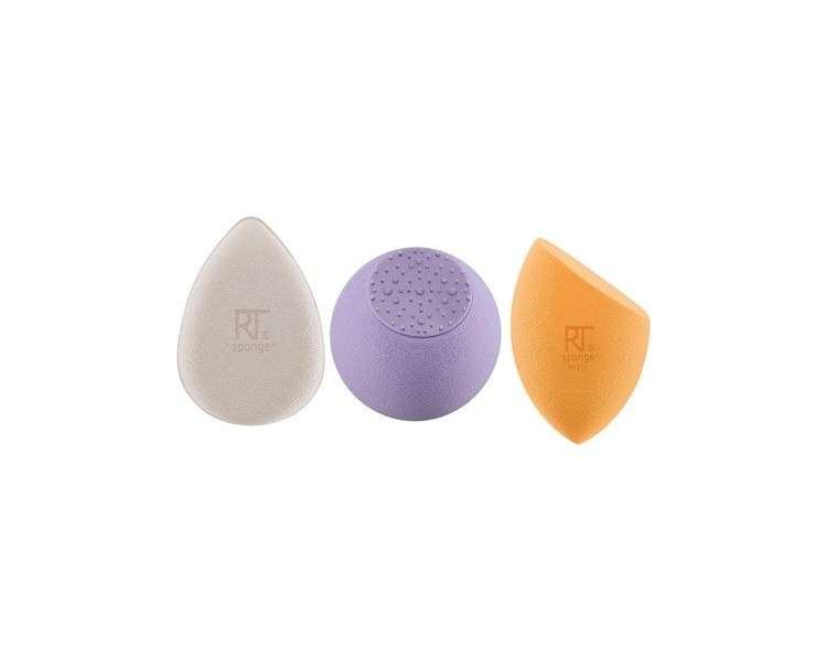 Pro-Glow Radiant Complexion: SPONGE Sponge and Real Techniques Natural Finish Kit