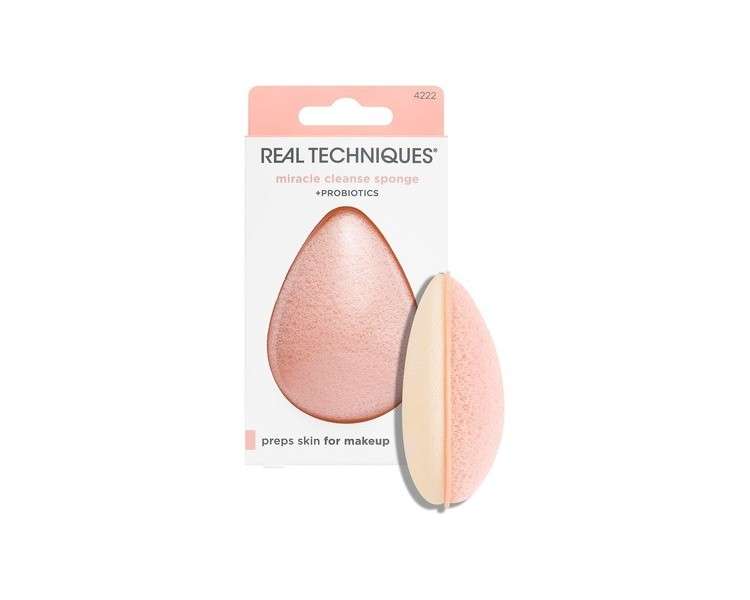 Miracle Pore Sponge: REAL TECHNIQUES Exfoliating Sponge with Probiotics 4222