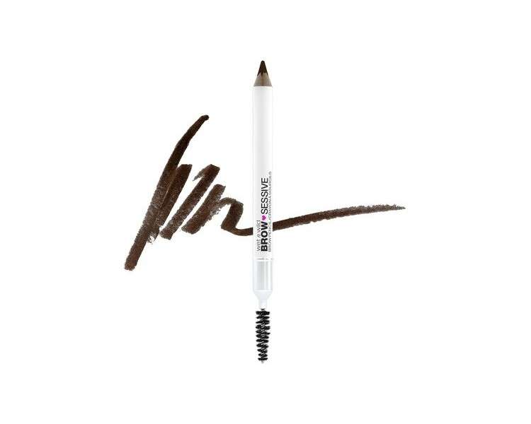 wet n wild Brow-Sessive Eyebrow Pencil with Dual Tip for Thin and Thick Brows - Dark Brown