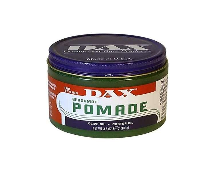 Dax Pomade Bergamot 104ml Jar - Nourishing Hair Wax