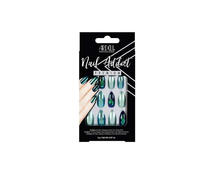 Ardell Addict Green Glitter Chrome False Eyelashes