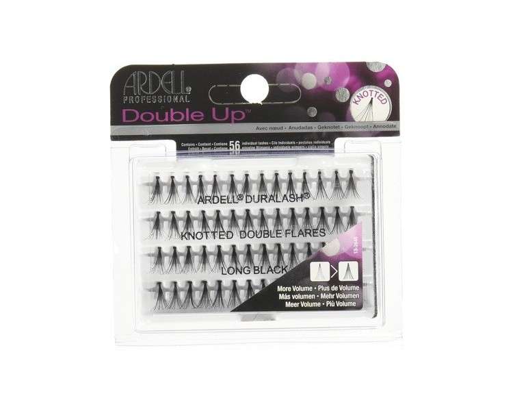 ARDELL Double Up Individuals Knotted Long Black False Eyelashes 25g