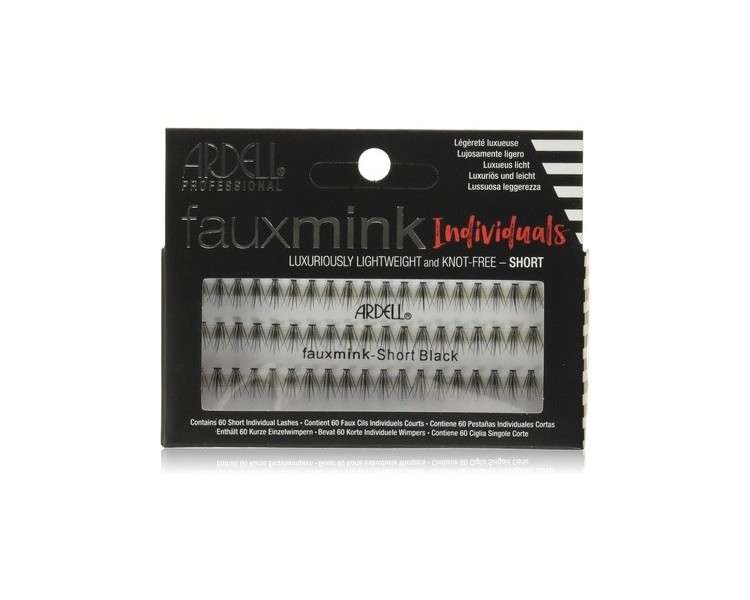 ARDELL Faux Mink Short Individual Black False Eyelashes 25g