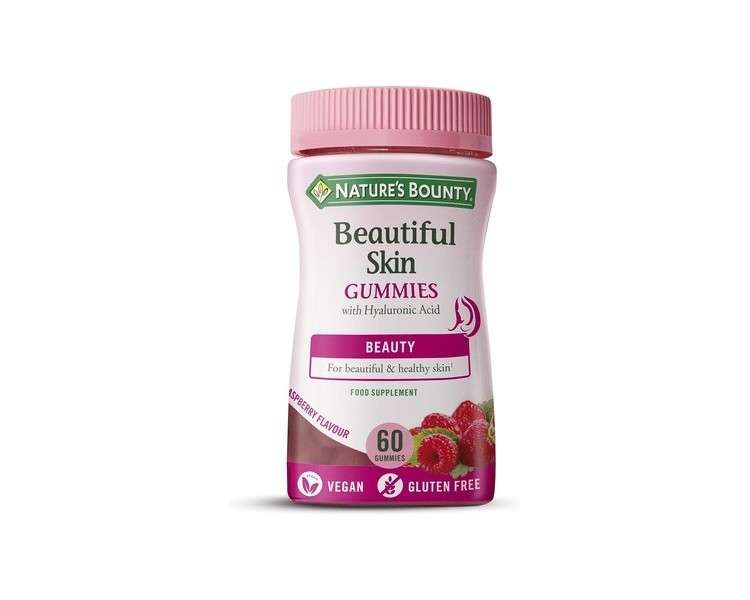 Nature's Bounty B-Beautiful Skin Gummies with Hyaluronic Acid 60 Gummies