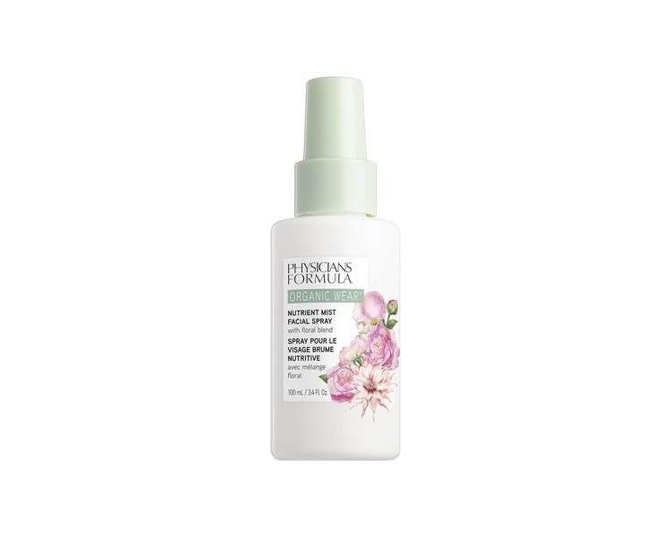 Physicians Formula Organic Wear Nutrient Mist Facial Spray with Botanical Flower Blend - Vegan