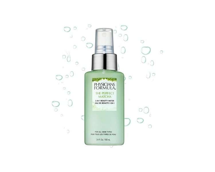 Physicians Formula The Perfect Matcha 3-in-1 Beauty Water Makeup Setting Spray with Matcha Green Tea, Bamboo Shoot and Lotus Extract