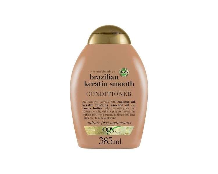 OGX Brazilian Keratin Smooth Conditioner for Dry Hair 385ml