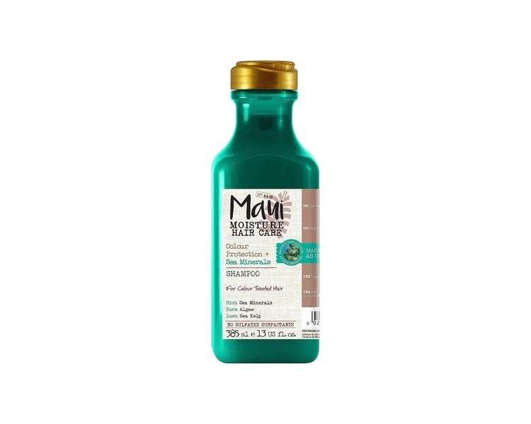 Maui Moisture Color Protection Sea Minerals Shampoo 385ml - Intensive Hair Care with Valuable Sea Minerals for Color-Treated Hair