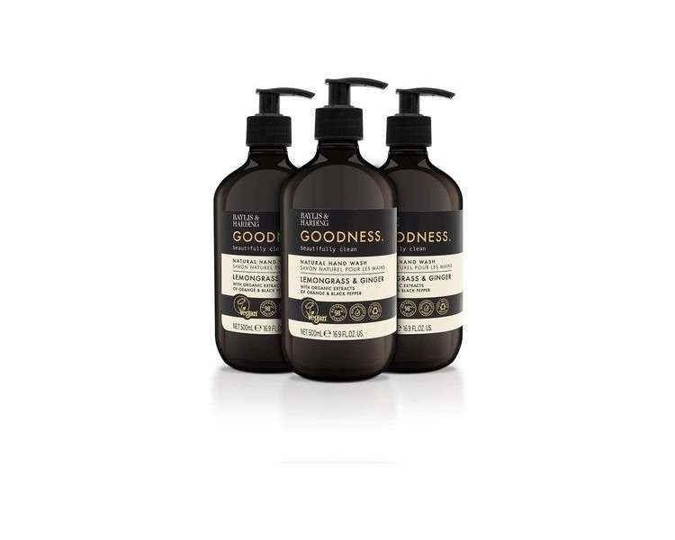 Goodness Lemongrass & Ginger 500ml Hand Wash